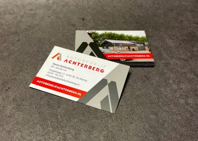 Autobedrijf Achterberg - Visitekaartjes
